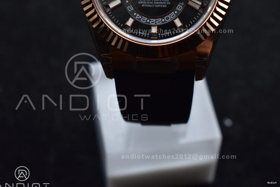 on A23J Gray Best Skydweller RG Edition Noob Strap Oysterflex Dial 0517